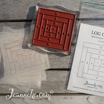 Stempel Log Cabin Jeanneke.com