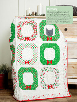 Boek: Christmas Quilting with Wendy Sheppard, Annie&#039;s quilting