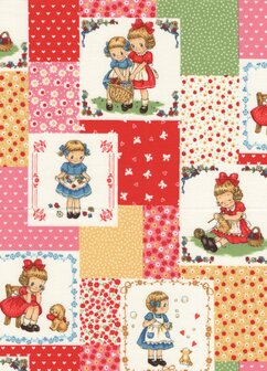 Quiltgate patchwork meisjes (8cm hoog)