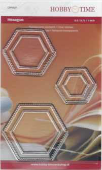 Stempelset Hexagon (kleine maten)