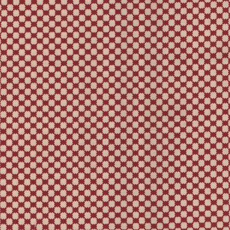 Henry Glass Garnet &amp; Gingham rood ruitje