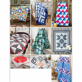 Boek: Creative Log Cabin Quilts, Annie&#039;s quilting