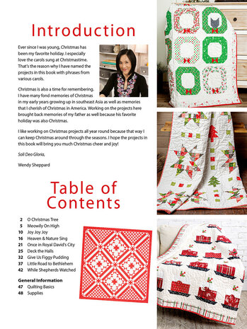 Boek: Christmas Quilting with Wendy Sheppard, Annie's quilting