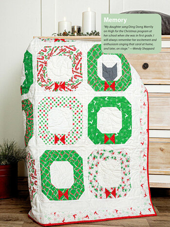 Boek: Christmas Quilting with Wendy Sheppard, Annie's quilting